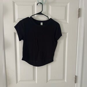 2 for 1! old navy ultra lite dry-fit tees (black and gray, size M)